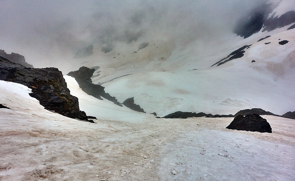 Superbe neige (quoiqu'un peu sale...)...