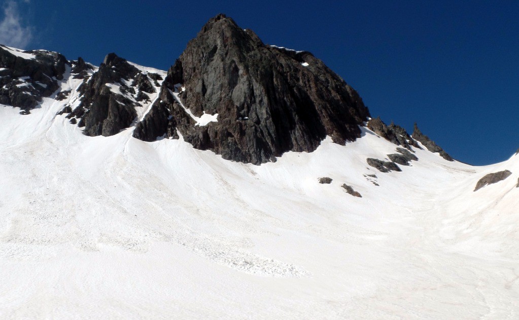 les couloirs des Rochers Rouge et col de Freydane