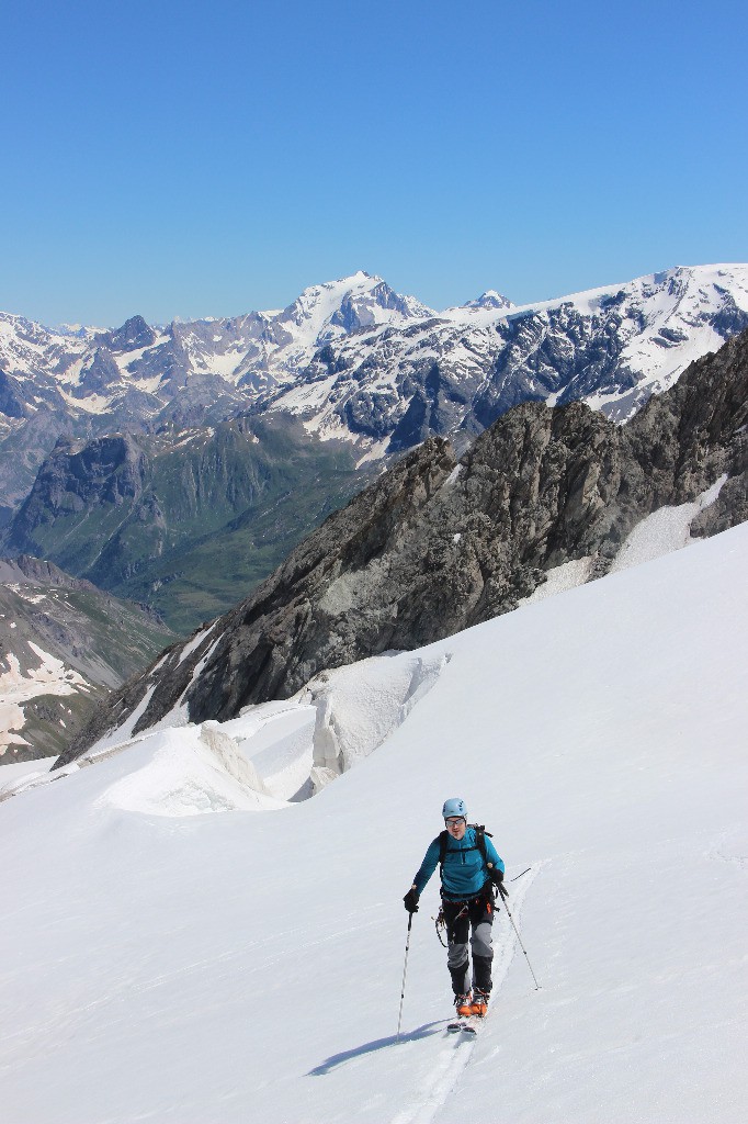 #15 çà chauffe dans la remontée au col de Gébroulaz çà chauffe dans la remontée au col de Gébroulaz