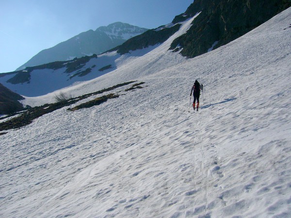 #1 Taillefer : On chausse un peu après le replat au desus du lac fourchu. Taillefer : On chausse un peu après le replat au desus du lac fourchu.