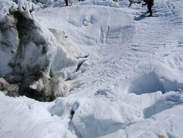 #17 Mt Blanc : Le passage délicat de la jonction. Mt Blanc : Le passage délicat de la jonction.