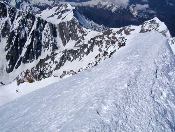 #12 Mt Blanc : La Crête des bosses Mt Blanc : La Crête des bosses