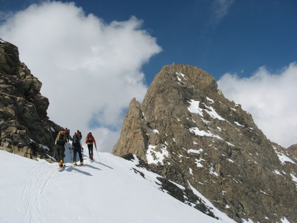 #12 Col d Col d'Asti : Juste sous le Pic d'Asti avant de basculer au S versant Italien.
