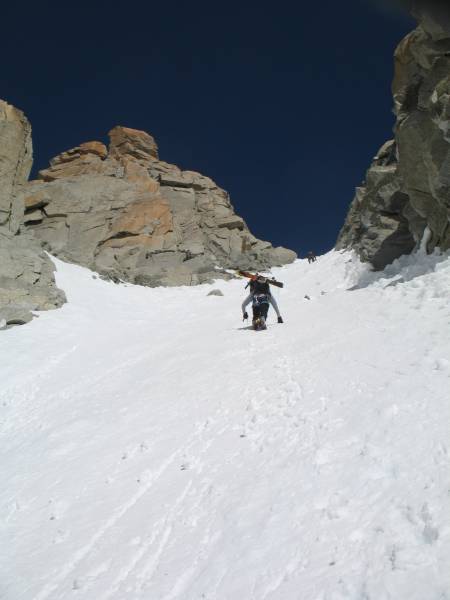 #3 Col du Diable : Montée dans la Brêche des Carabiniers Col du Diable : Montée dans la Brêche des Carabiniers