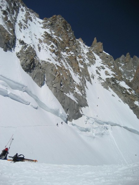 #1 Col du Diable : On commence à remonter le couloir Col du Diable : On commence à remonter le couloir