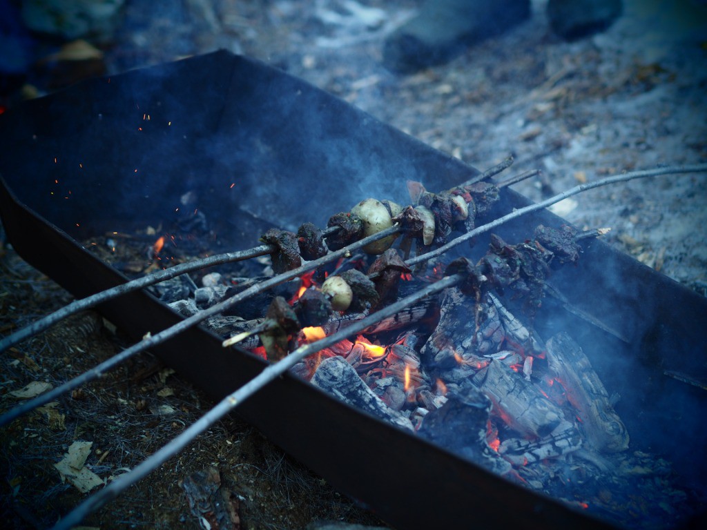 #3 Les brochettes ou "chaclicks" chez Vladimir Les brochettes ou \