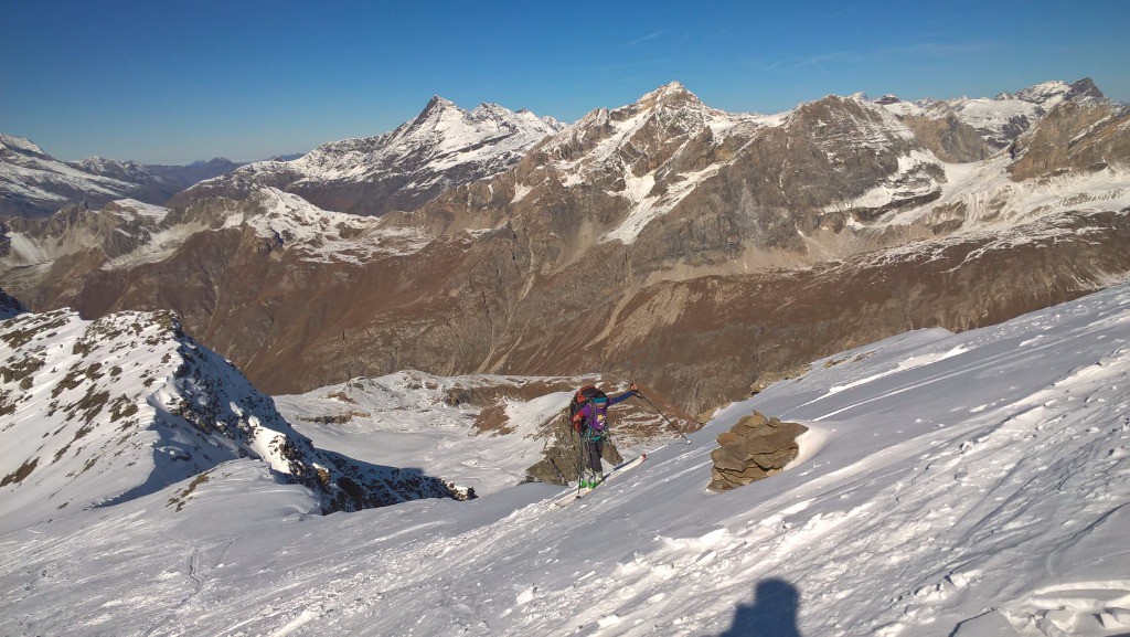 #8 J1 : Vue sur la Sassière (elle est où la neige ?) J1 : Vue sur la Sassière (elle est où la neige ?)