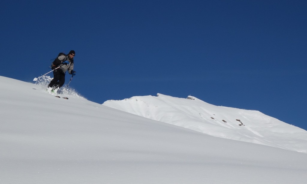 Aiguille Croche en ligne de mire