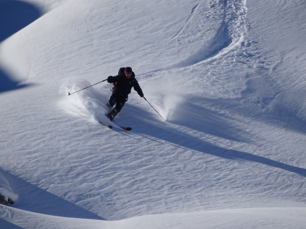 La descente...