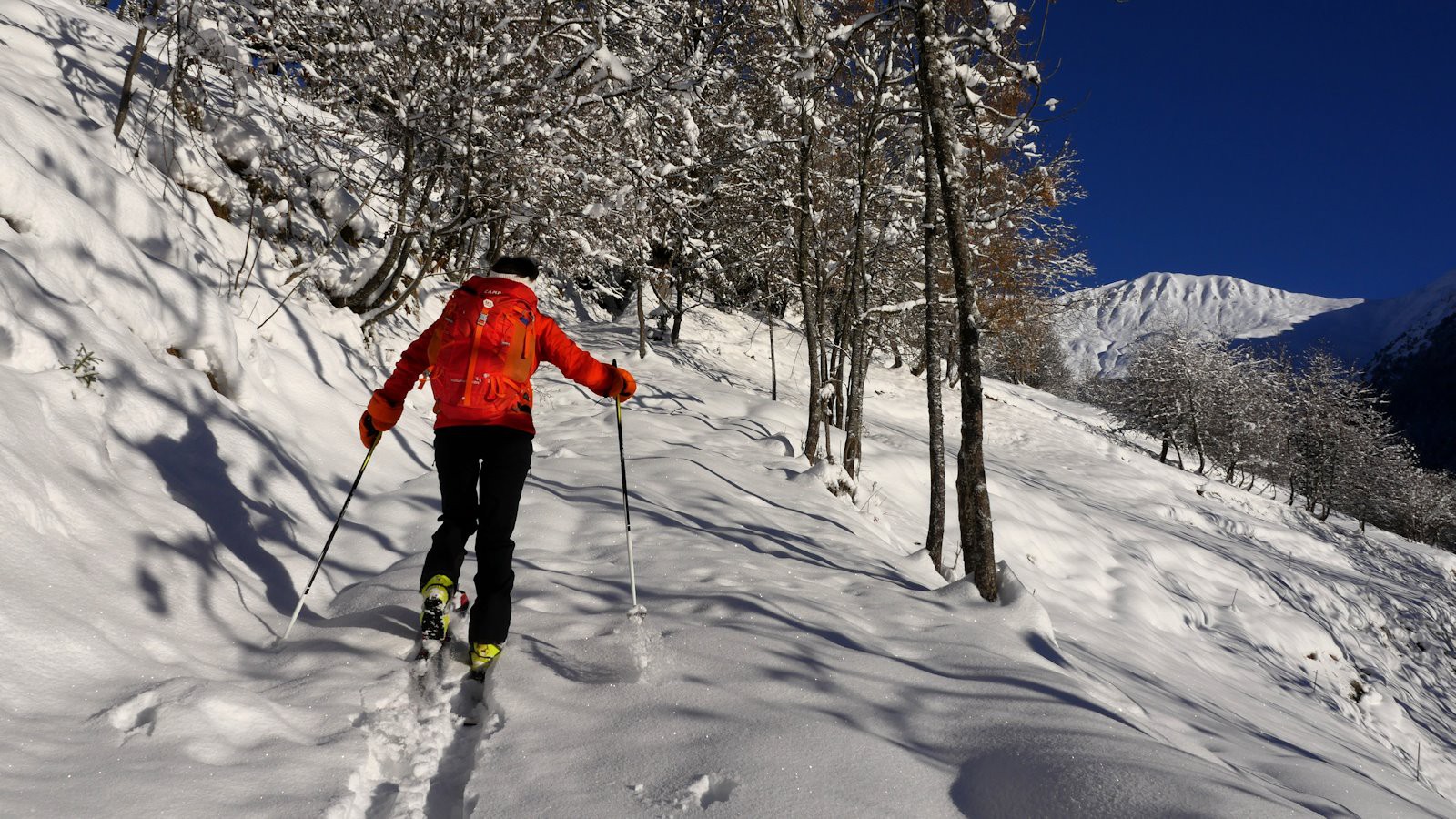 Dés le départ, un enneigement suffisant.