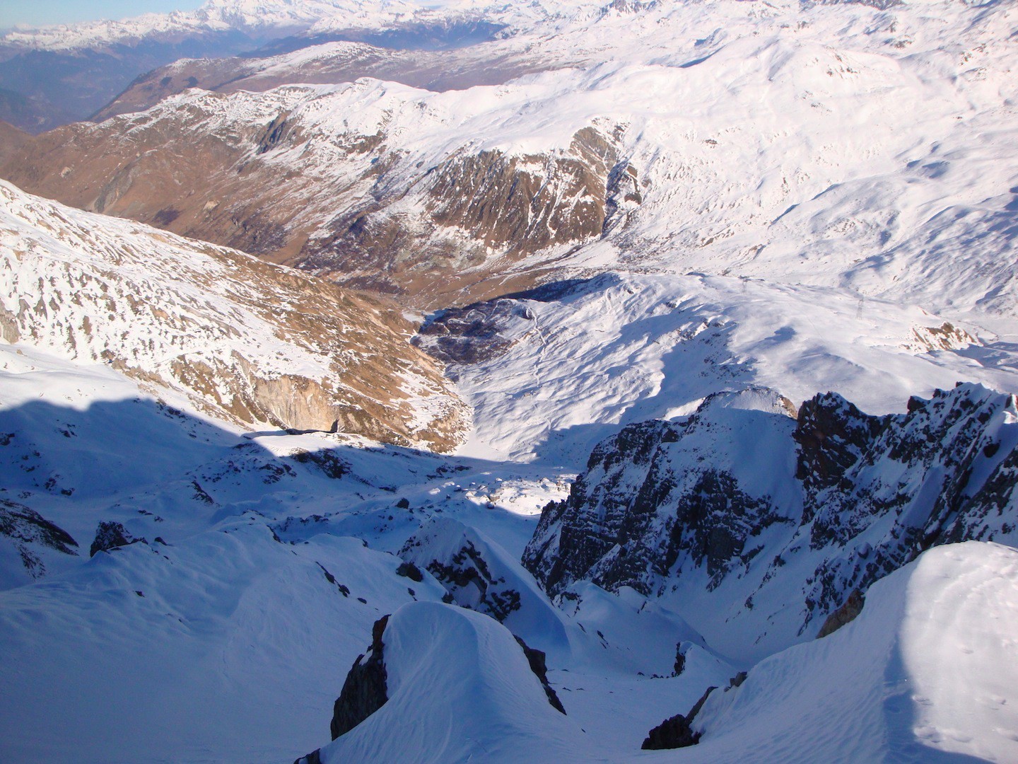 #12 Le couloir vu du sommet Le couloir vu du sommet