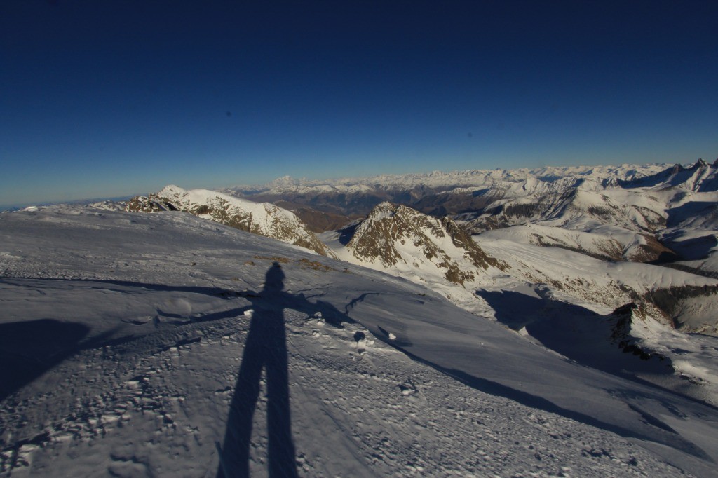 Vue en direction du Mont Blanc