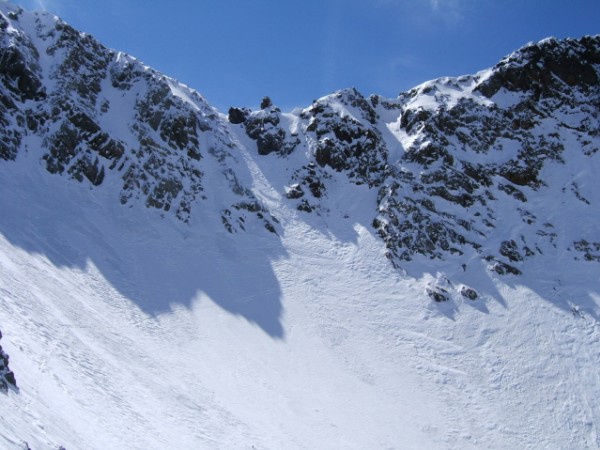 #5 breche de la cochette : et le petit couloir de descente breche de la cochette : et le petit couloir de descente
