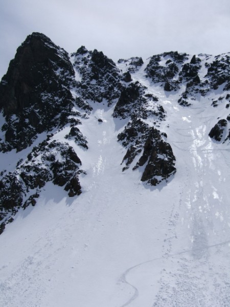 #10 aiguille noire : apres le premier couloir ça m aiguille noire : apres le premier couloir ça m'a parut beaucoup moins dur