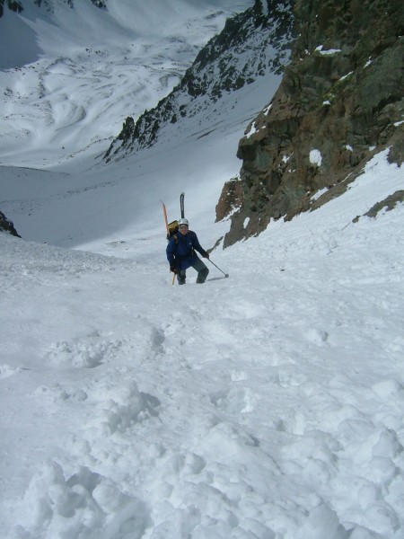 #4 montée du couloir : Seb en milieu de face montée du couloir : Seb en milieu de face