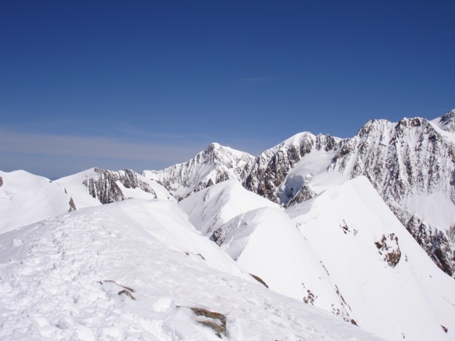 Le sommet : Le terminus à ski