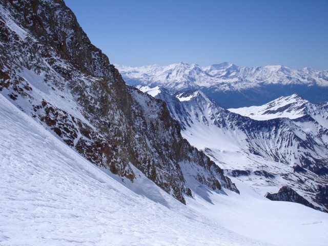 les sommets de Vanoise : vue vers le sud