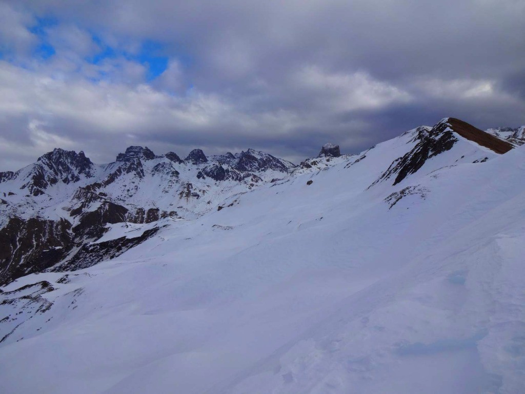 plus au sud la neige est bien présente