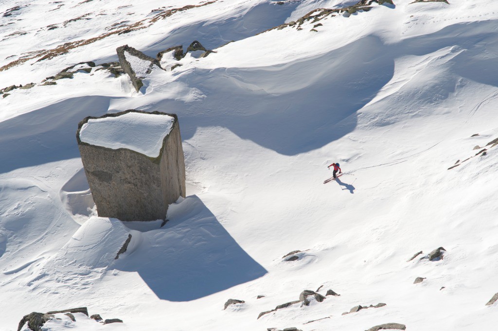 #6 Ski vers le refuge ... ah non Ski vers le refuge ... ah non