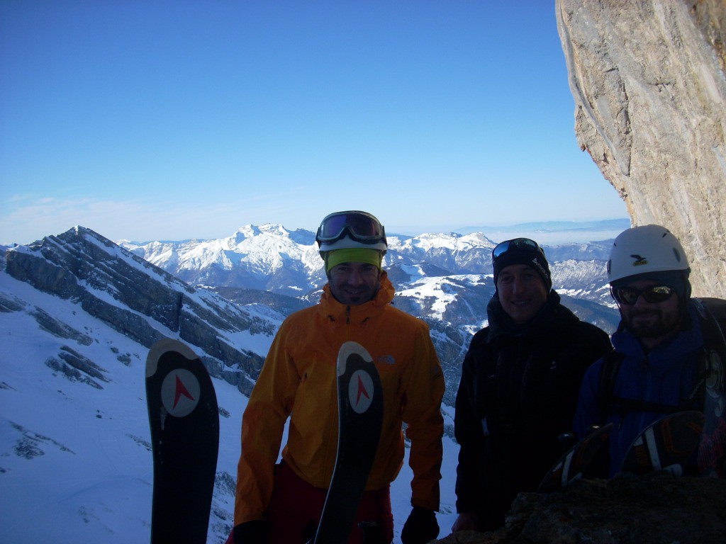 Gilles, Fab, Alexandre au sommet