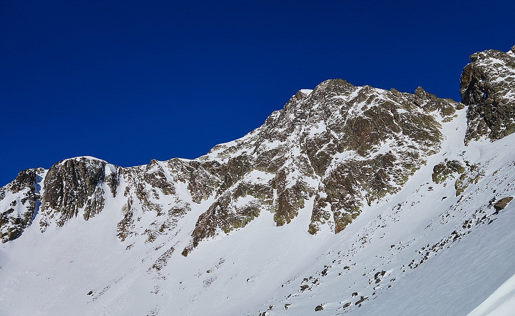 Point de vue sur le Bec d'Arguille, Face SE...