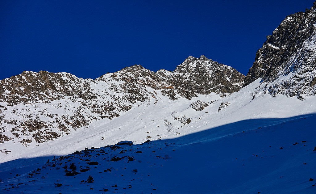 Coup d’œil sur la Plagne Vaumard...