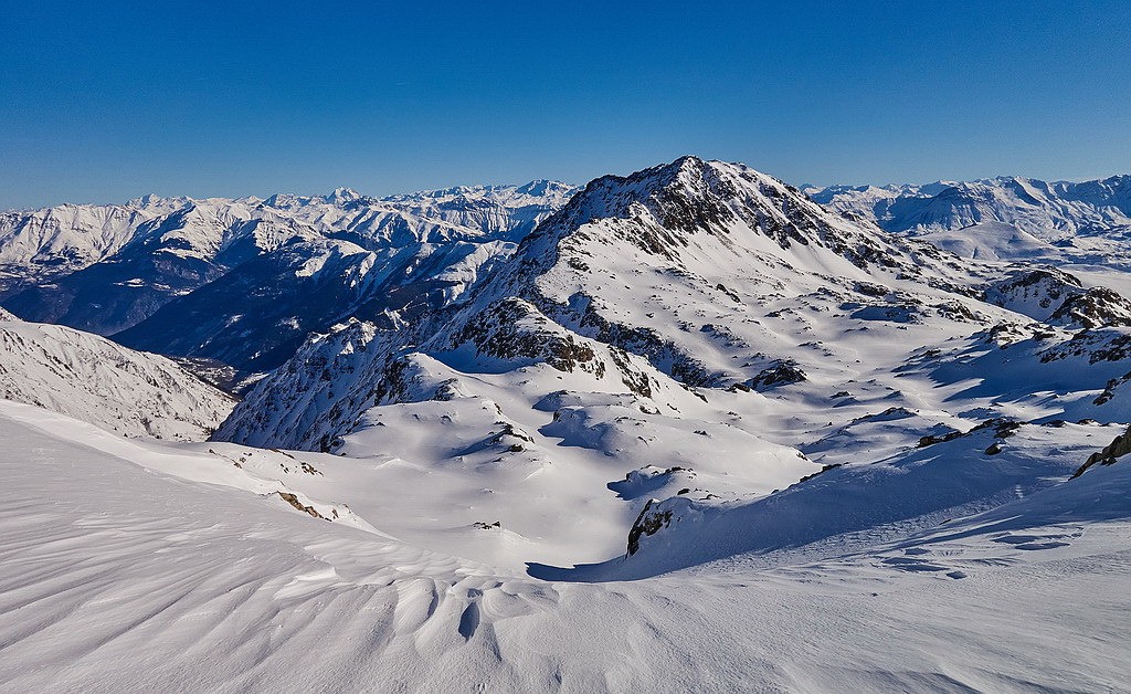 Depuis la brèche vers la Cime du Sambuis...