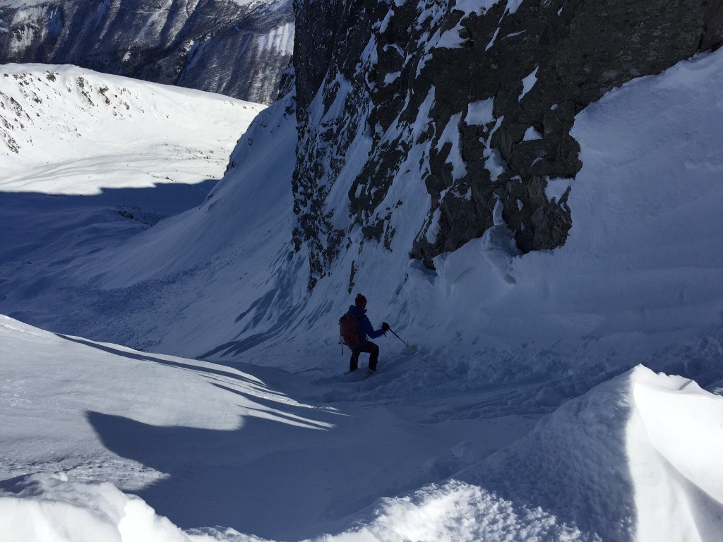 Descente face nord