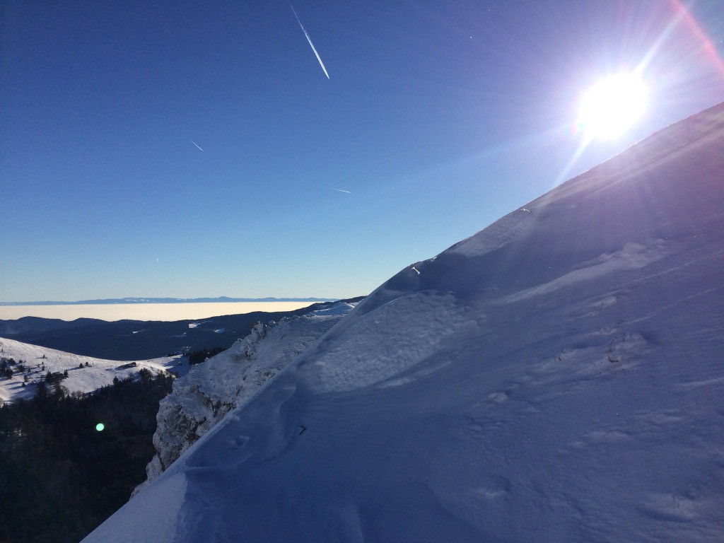 #4 Soleil en sortie de versant nord. Soleil en sortie de versant nord.