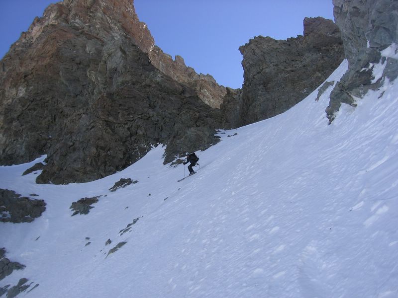 #6 Col Est du Pelvoux : Premiers virages, c Col Est du Pelvoux : Premiers virages, c'est bien raide