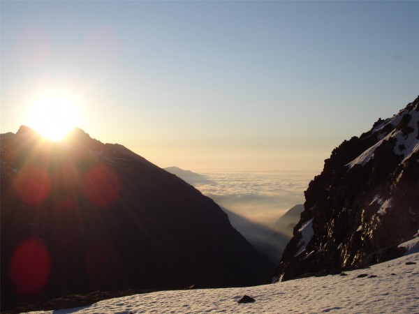 #1 Lever de soleil : Mer de nuage sur l Lever de soleil : Mer de nuage sur l'Italie, c'est beauuuu