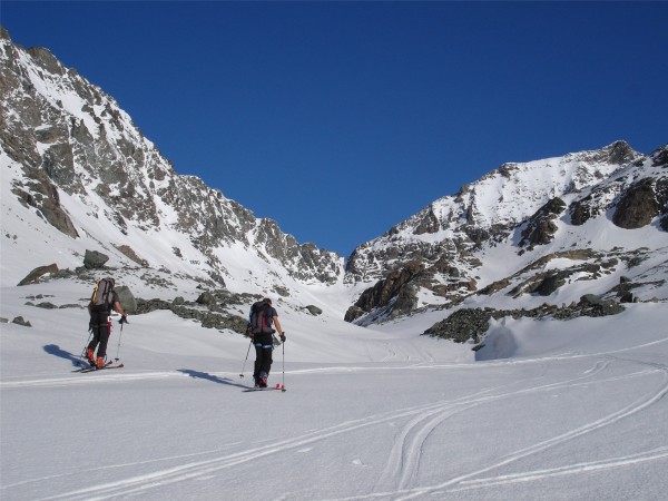 #2 Montée tranquille : Au fond le passage du Colerin Montée tranquille : Au fond le passage du Colerin