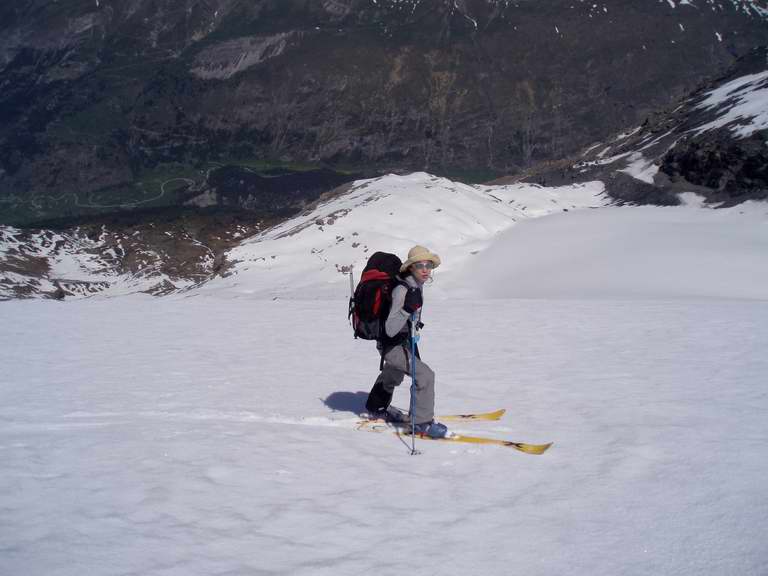 Glacier de l'arselle neuve : Des pentes immenses taillées pour le ski