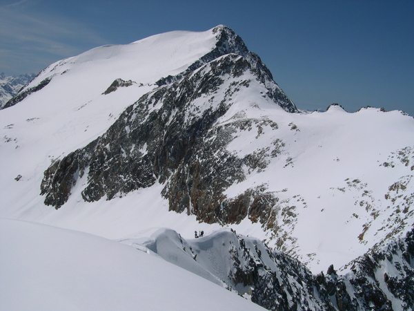 #5 cochette : Sur l cochette : Sur l'arète entre la brèche et les cimes de la Cochette