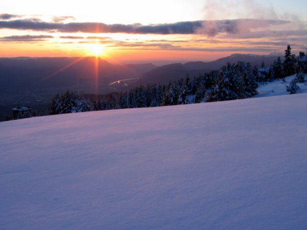 #2 Couché de soleil sur Grenoble : C Couché de soleil sur Grenoble : C'est beau