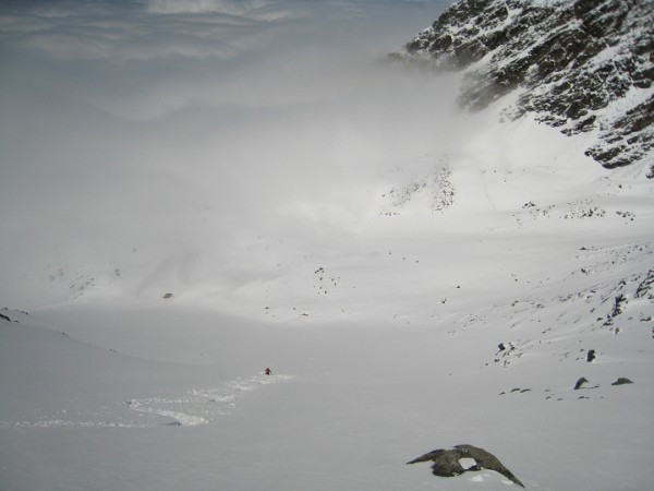 Descente du col Grand : On remet ca pour descendre le col Grand ...