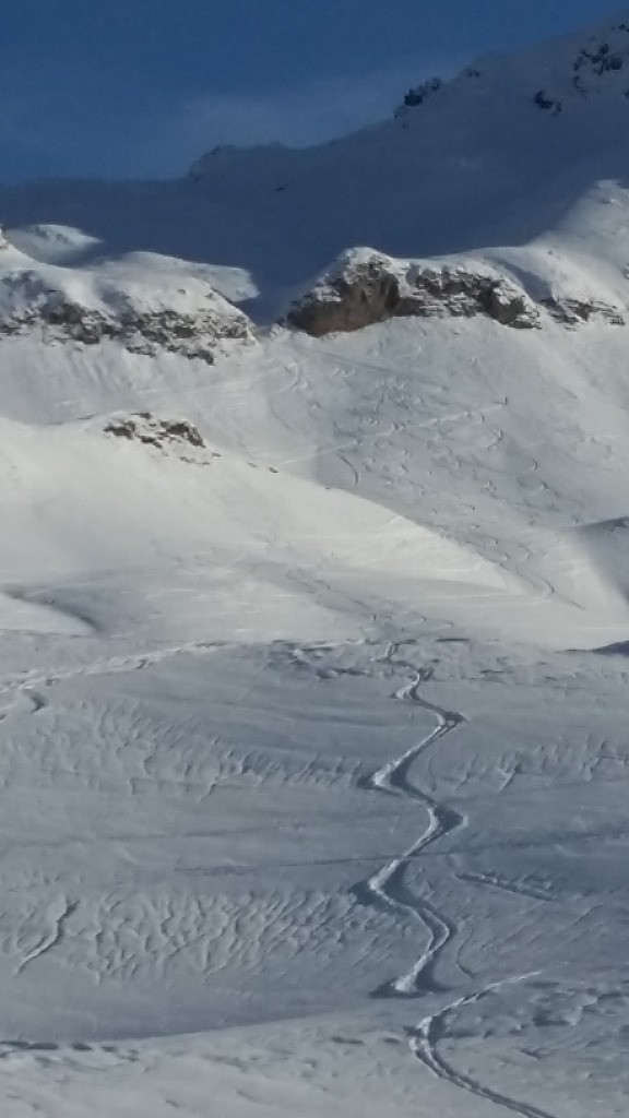 Passage de la barre inférieure fermant le col de la Fenêtre