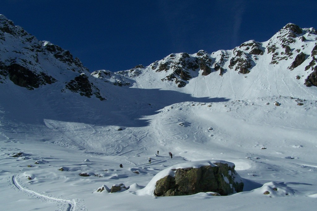 montée au col de la Fenêtre