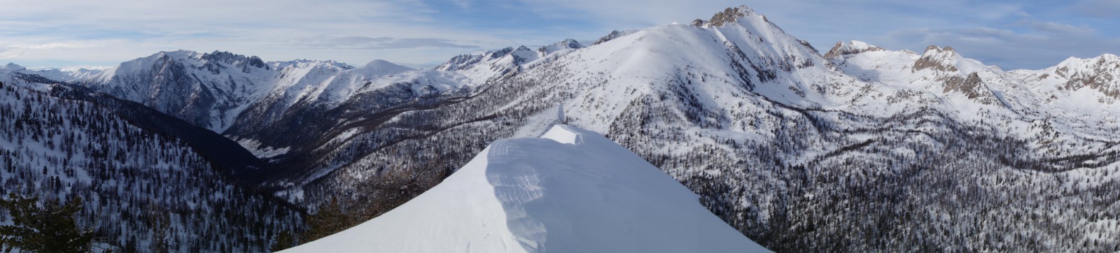 Panorama du Mont St-Sauveur à la Cime de Frémamorte