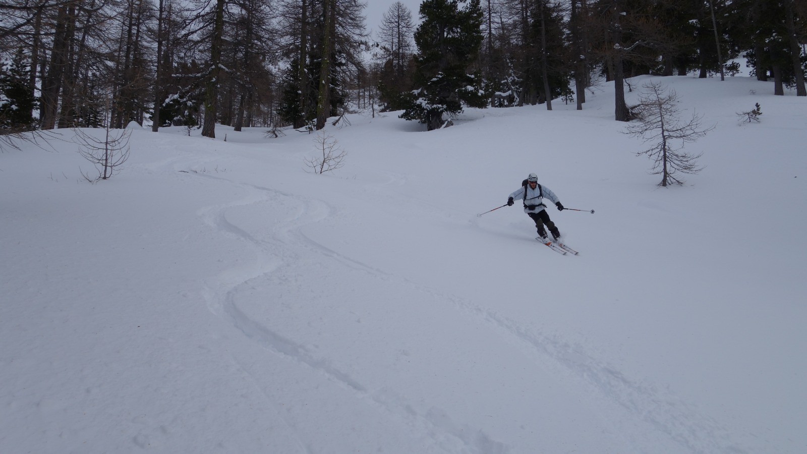 #13 Jean-Marie en cours de descente Jean-Marie en cours de descente