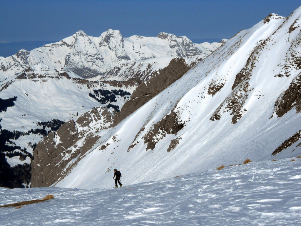 arrivée au sommet