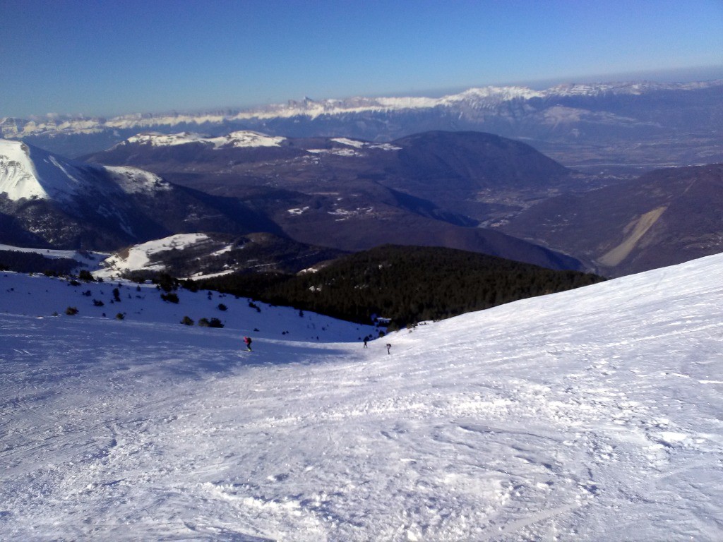 La piste de ski de Brouffier
