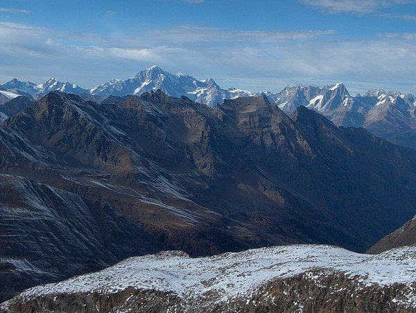 Mont Blanc : Vue sur le Mont Blanc