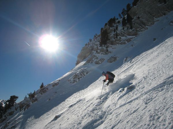 #7 Yann : Dans la bonne neige de la face E des Lances Yann : Dans la bonne neige de la face E des Lances