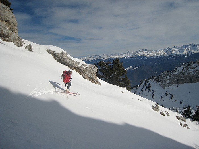 #3 Couloir E des Lances : Friz dans le coloir E des Lances Couloir E des Lances : Friz dans le coloir E des Lances