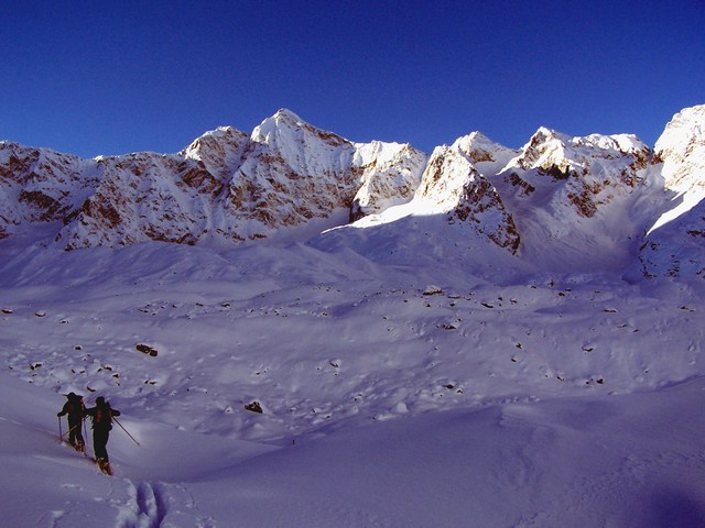 Col d'Arsine : Passage du col d'Arsine, encore un indice : Brêche Cordier ne passe pas, allez on continue...