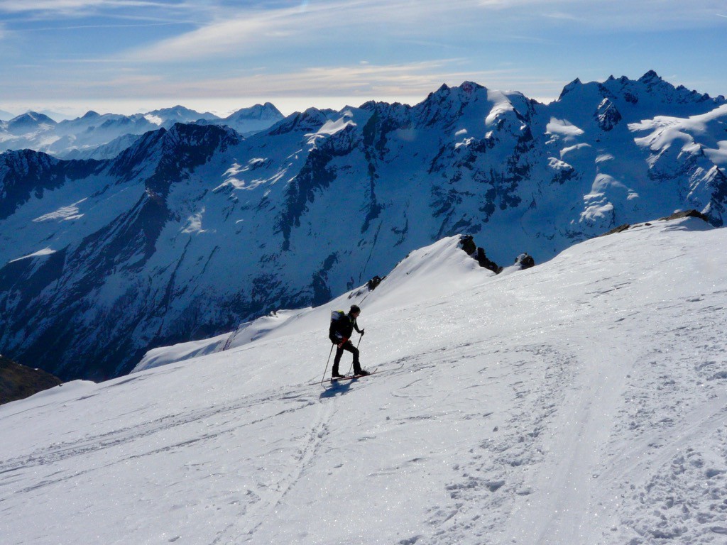 Yves à l'approche du Grand Serre