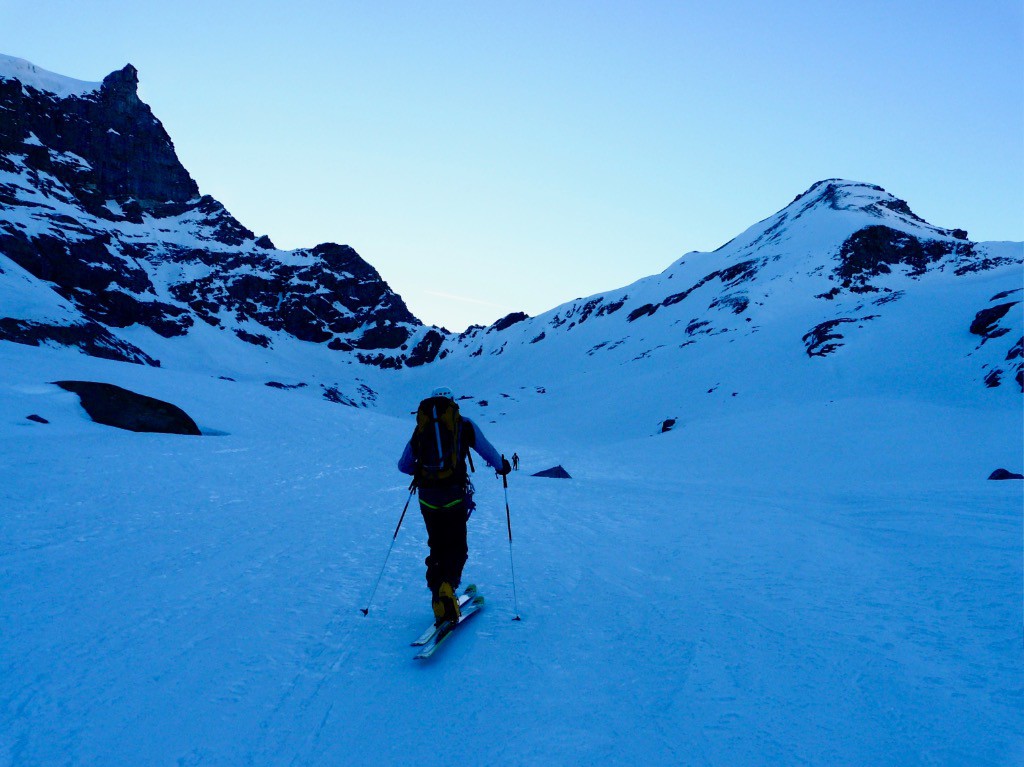 montée au col du Grand Paradis