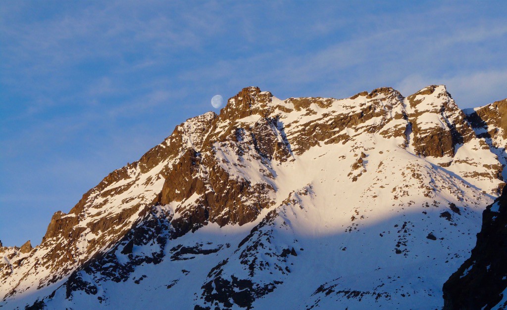 coucher de lune