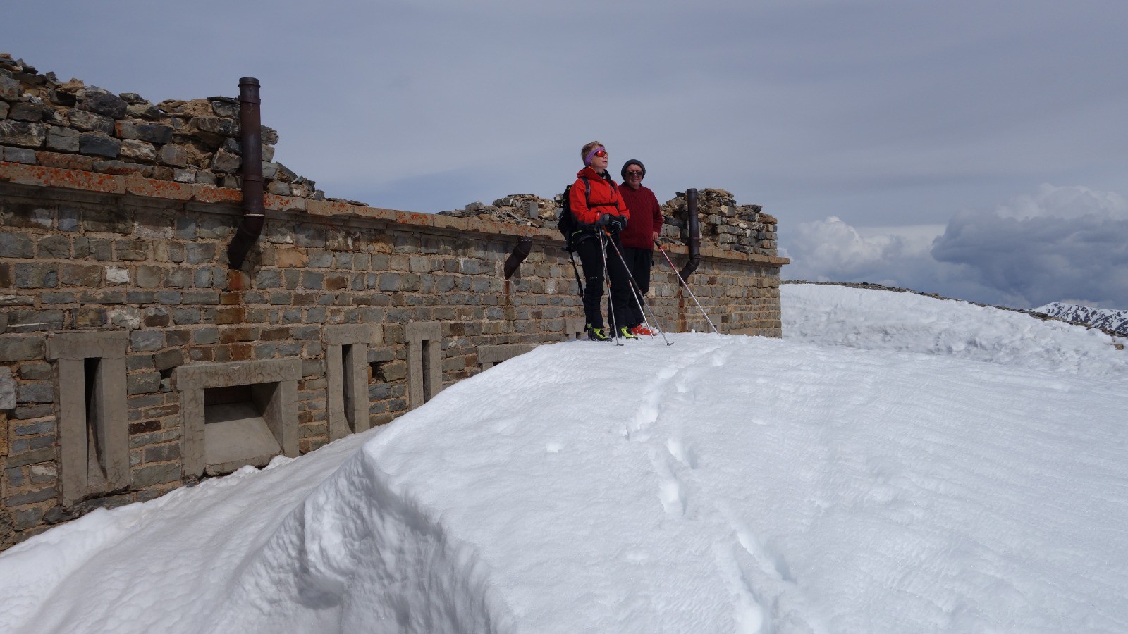 Valérie et Patrick au sommet de Pelousette